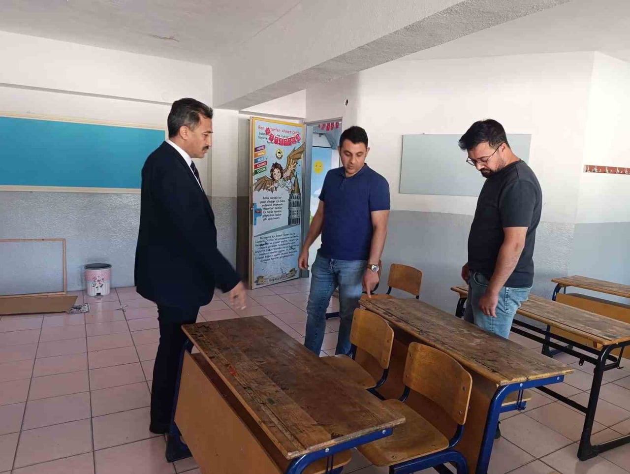 AFYONKARAHİSAR’IN BOLVADİN İLÇESİNDE, 2026-2027 EĞİTİM-ÖĞRETİM YILI ÖNCESİ OKULLARIN FİZİKİ...