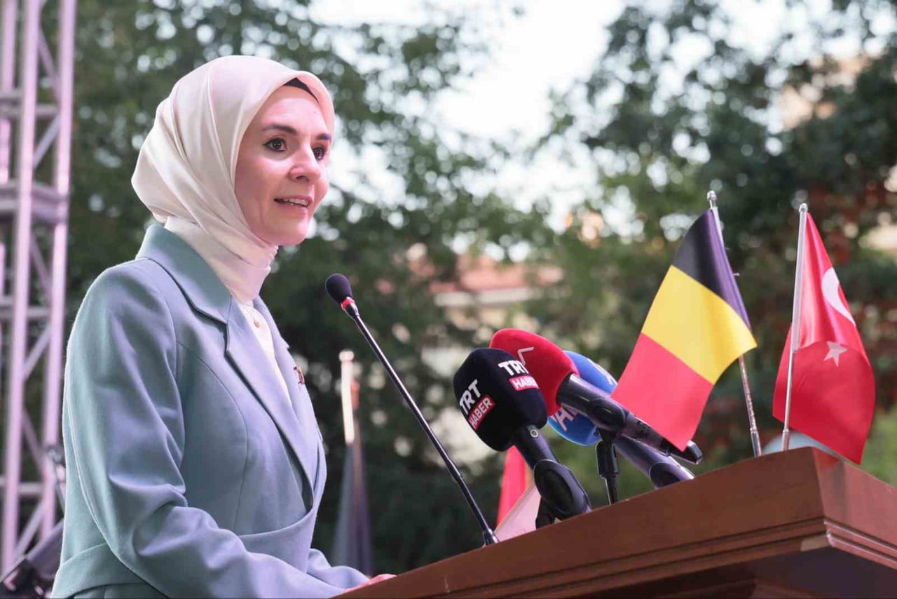 AİLE VE SOSYAL HİZMETLER BAKANI MAHİNUR ÖZDEMİR GÖKTAŞ, BELÇİKA BÜYÜKELÇİLİĞİ KONUTUNDA...
