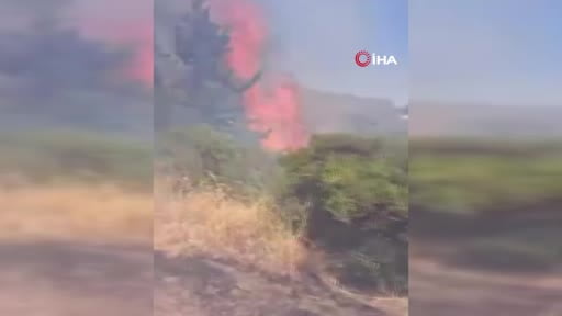 Alev kapanının içinde canla başla mücadele ettiler: 5 saatin ardından yangın kontrol altında