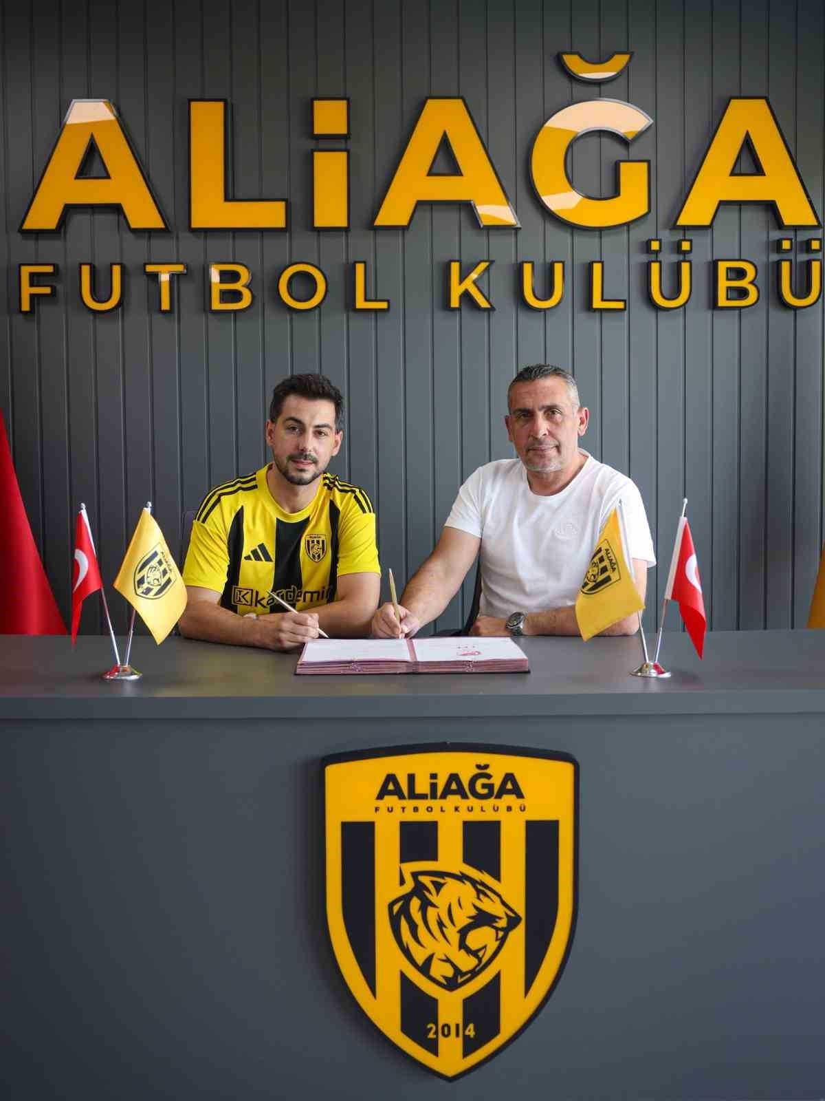 ALİAĞA FUTBOL KULÜBÜ, ORTA SAHA OYUNCUSU OKAN DERİCİ’Yİ KADROSUNA KATTI.