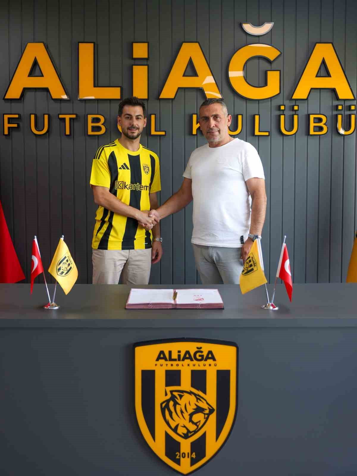 ALİAĞA FUTBOL KULÜBÜ, ORTA SAHA OYUNCUSU OKAN DERİCİ’Yİ KADROSUNA KATTI.