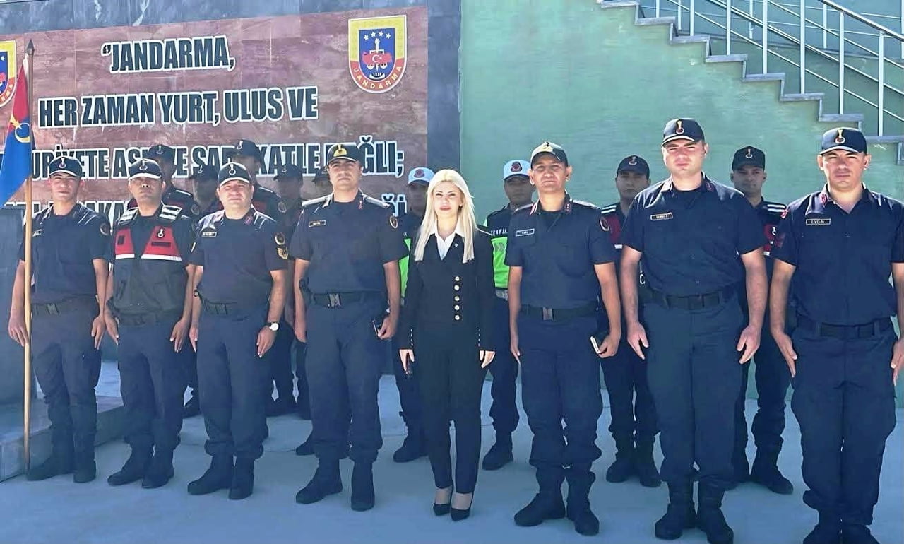 ALTINTAŞ KAYMAKAMI YILDIRIM'DAN JANDARMA BİRİMLERİNE ZİYARET