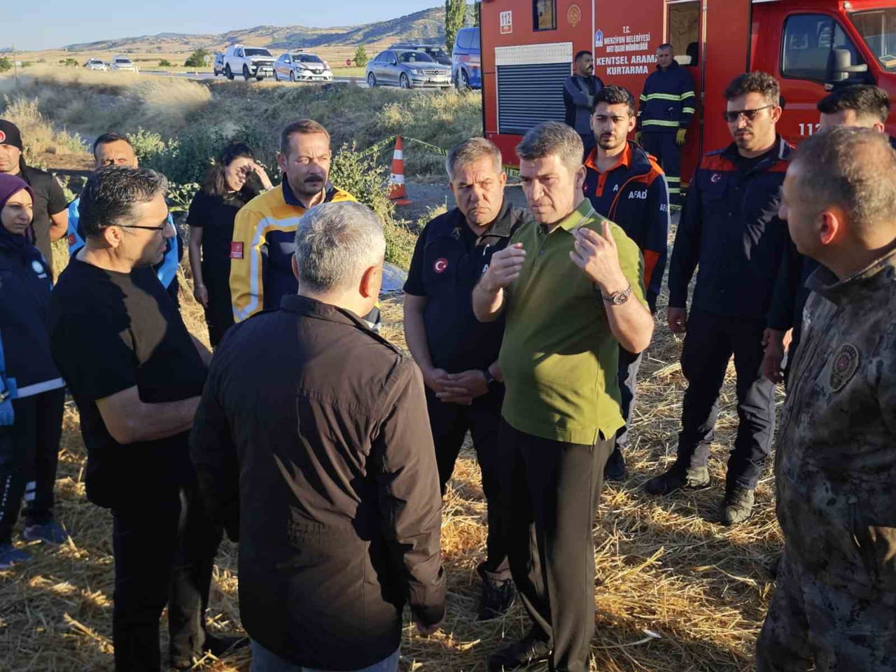 AMASYA’NIN MERZİFON İLÇESİNDE ÇİFT KATLI YOLCU OTOBÜSÜNÜN DEVRİLMESİ SONUCU MEYDANA GELEN TRAFİK...