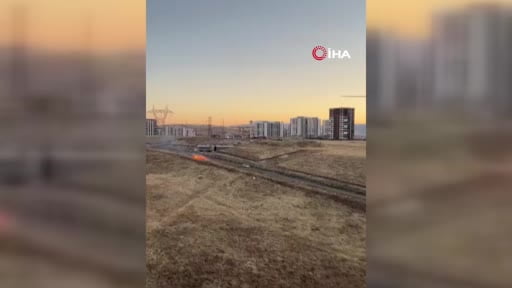 Ankara’da otluk alanda çıkan yangın söndürüldü