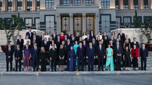 Ankara NATO Liderler Zirvesi'nden aile fotoğrafı