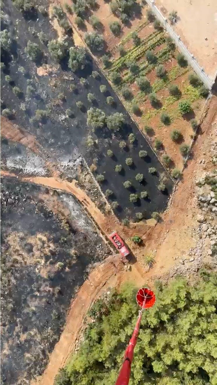 ANTALYA'NIN KEPEZ İLÇESİ KİRİŞÇİLER MAHALLESİ'NDE, ORMAN ALANI DIŞINDA BAŞLAYAN VE ORMANI TEHDİT...