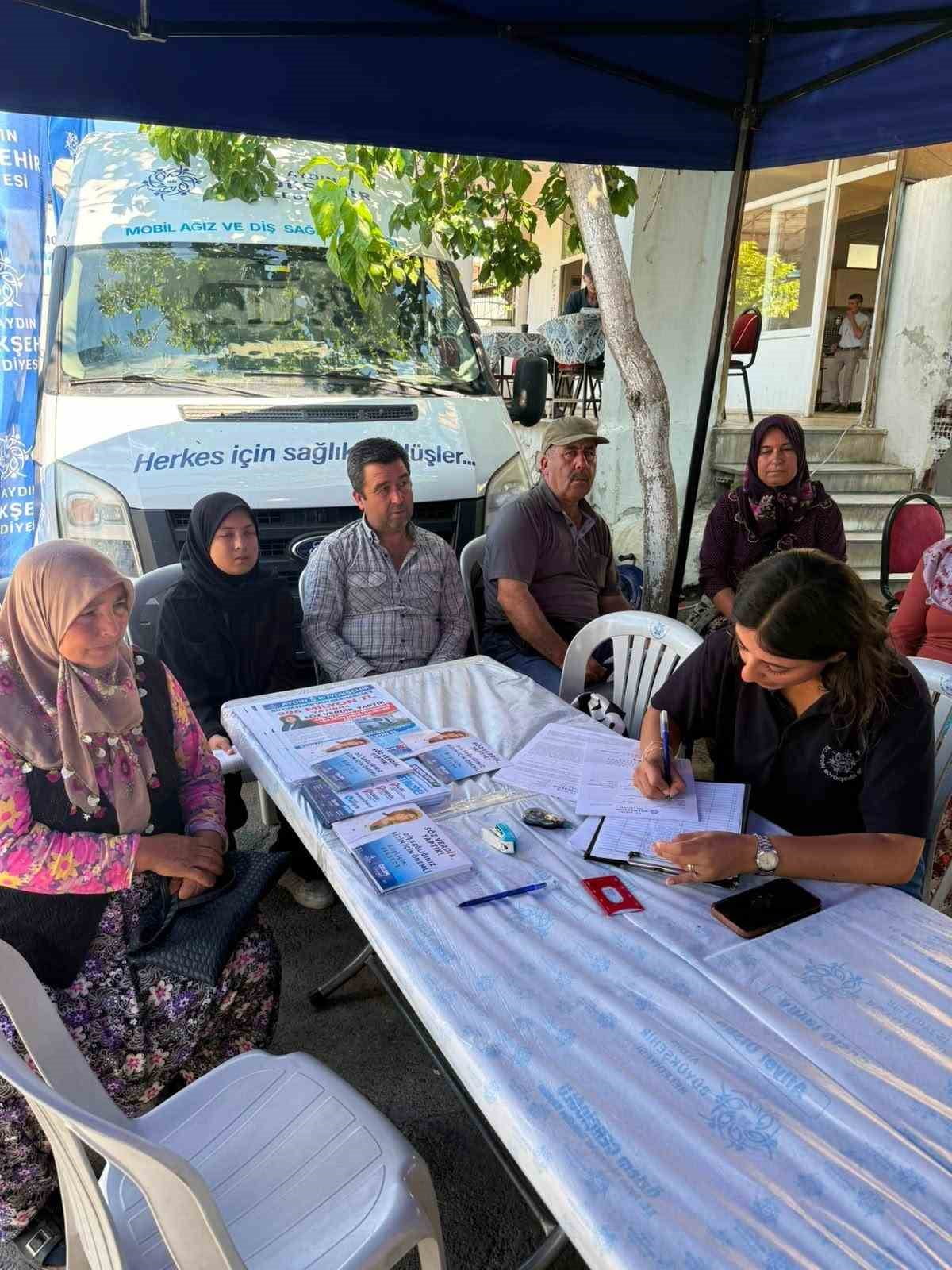 AYDIN BÜYÜKŞEHİR BELEDİYESİ'NİN MOBİL AĞIZ VE DİŞ SAĞLIĞI HİZMETLERİ, GERMENCİK'İN BOZKÖY VE...