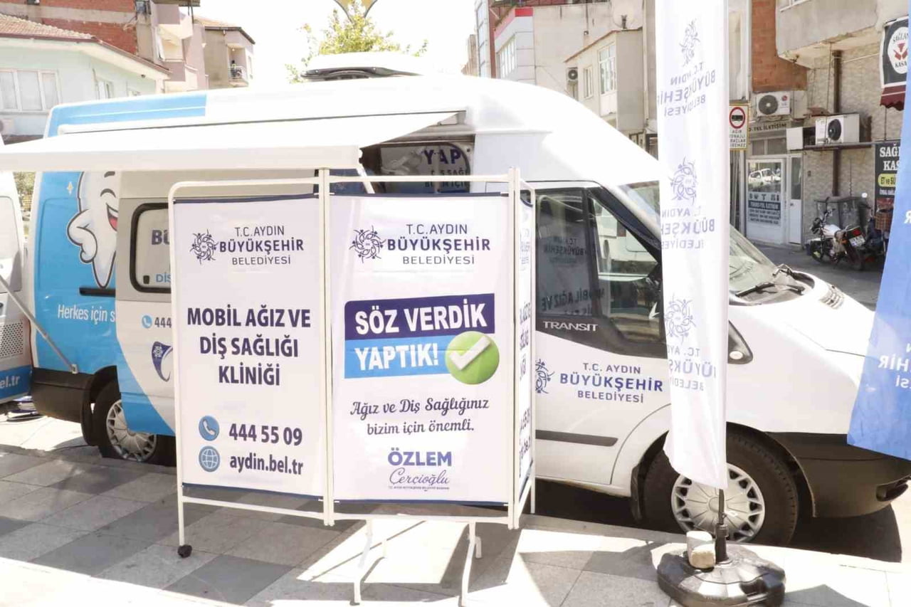 AYDIN BÜYÜKŞEHİR BELEDİYESİ'NİN MOBİL AĞIZ VE DİŞ SAĞLIĞI KLİNİKLERİ, GERMENCİK'İN ORTAKLAR...