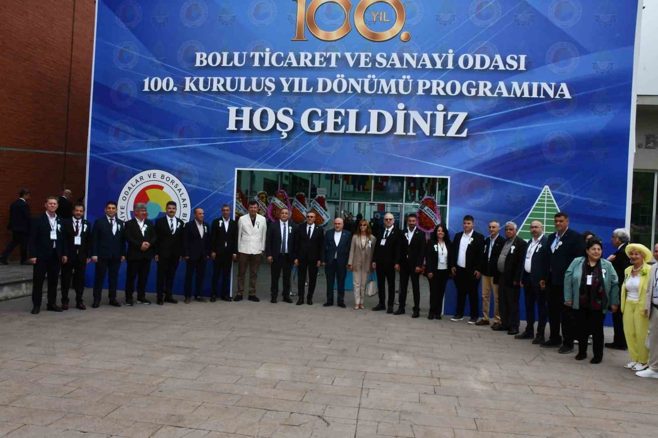 AYDIN TİCARET BORSASI YÖNETİM KURULU BAŞKANI FEVZİ ÇONDUR, BOLU TİCARET VE SANAYİ ODASI'NIN 100....