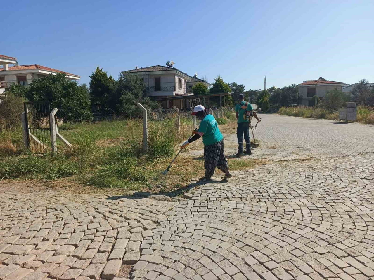 AYVALIK BELEDİYESİ PARK VE BAHÇELER MÜDÜRLÜĞÜ EKİPLERİ, YAZ AYLARINDA ARTAN YANGIN RİSKİNE KARŞI...