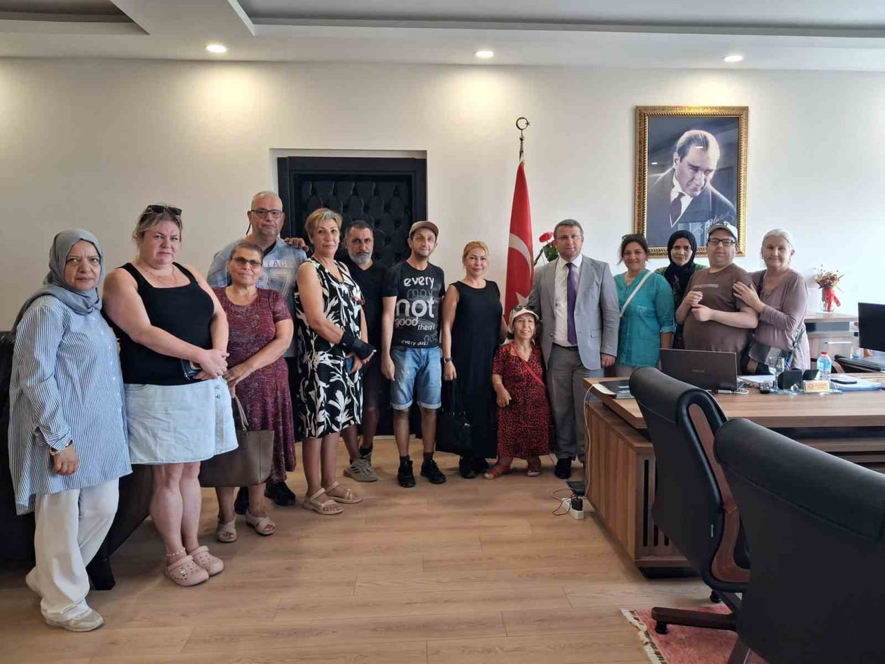 AYVALIK BİRLİK ORTOPEDİK ENGELLİLER DERNEĞİ’NDEN KAYMAKAM CİMŞİT’E HAYIRLI OLSUN...