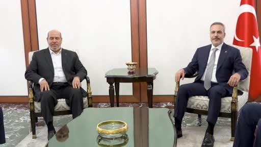 Bakan Fidan, Hamas Siyasi Büro Şefi Hayye’yi kabul etti