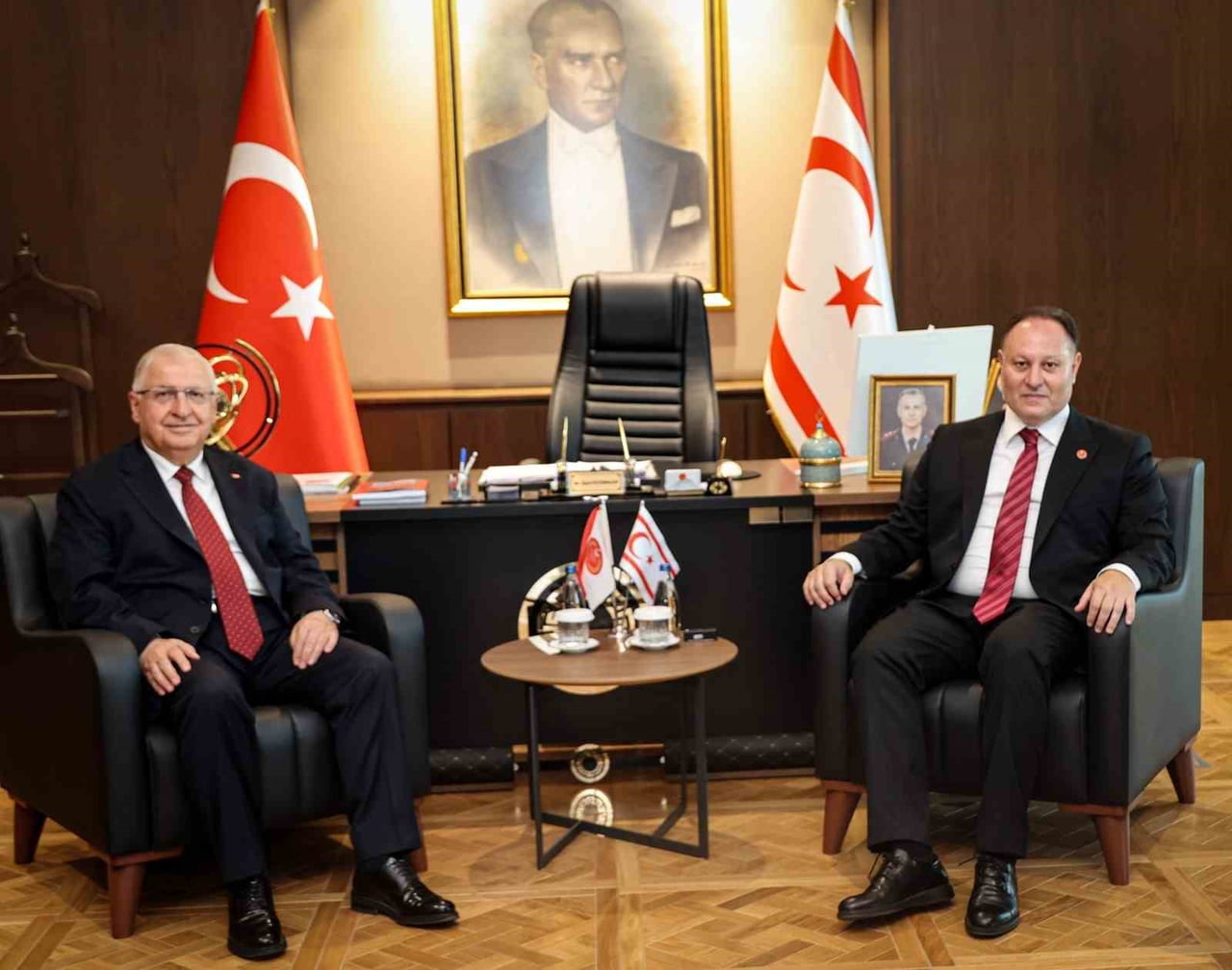 BAKAN GÜLER, KKTC MECLİS BAŞKANI ÖZTÜRKLER İLE GÖRÜŞTÜ