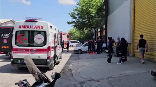 Balıkesir'de yere dökülen kimyasal madde paniğe neden oldu