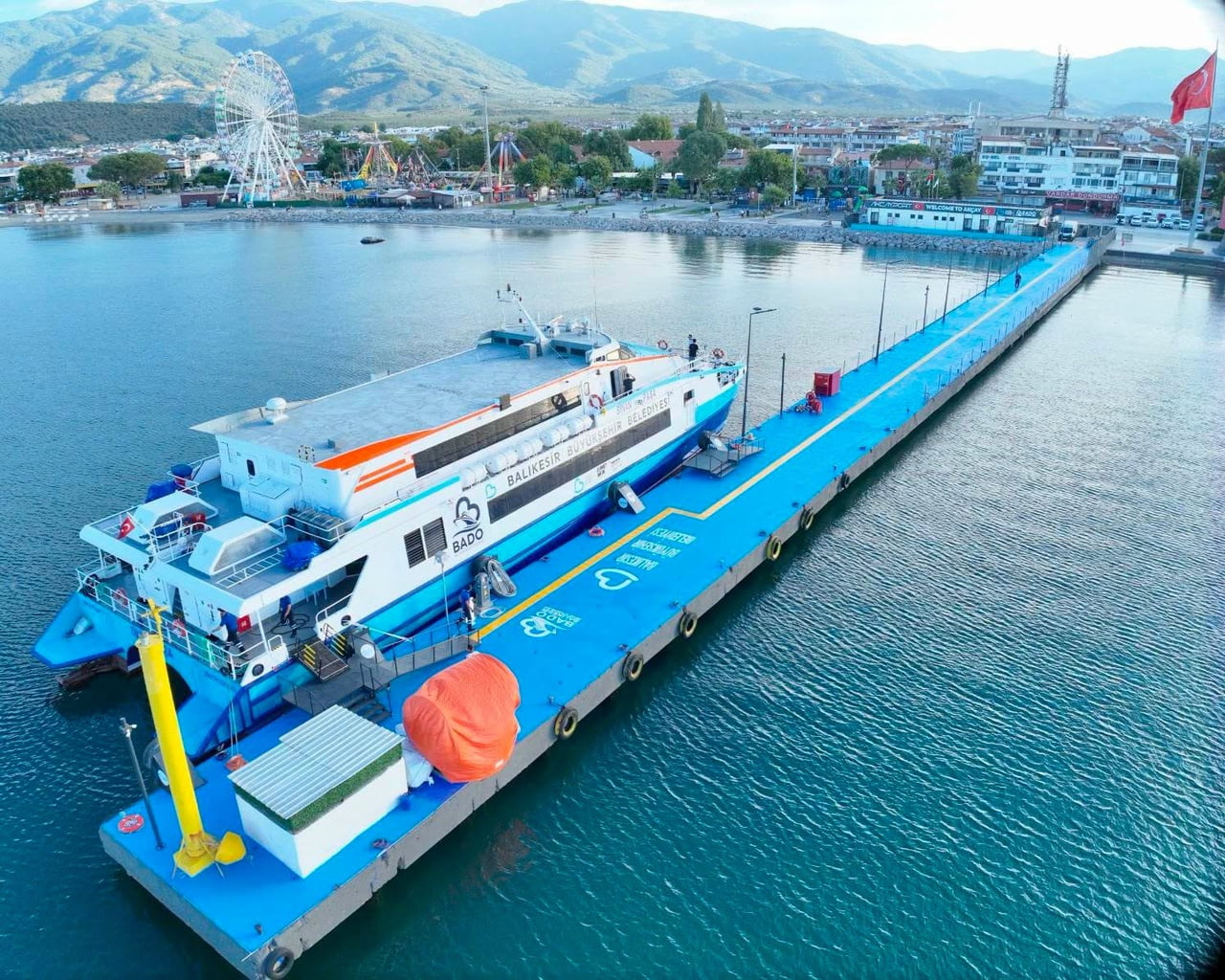 BALIKESİR BÜYÜKŞEHİR BELEDİYESİ TARAFINDAN HAYATA GEÇİRİLEN BADO AKÇAY-MİDİLLİ SEFERLERİ RESMEN...