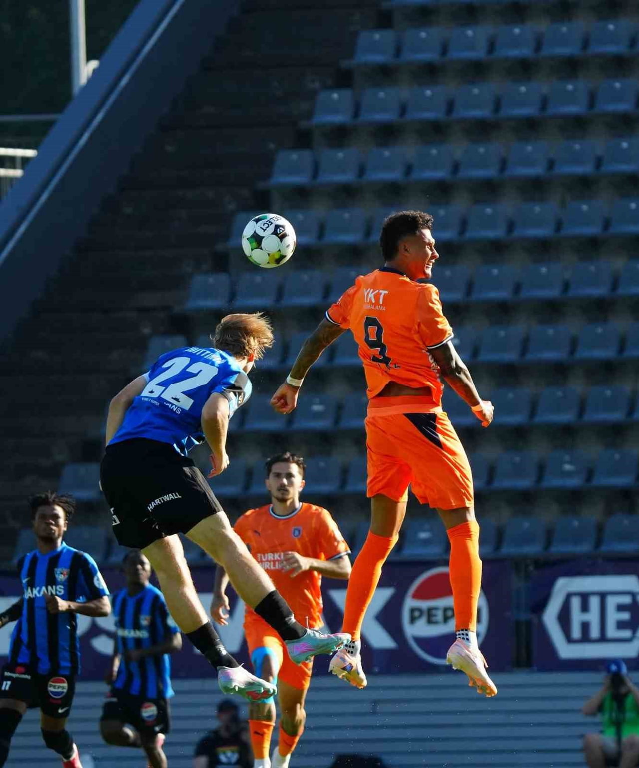 BAŞAKŞEHİR, UEFA KONFERANS LİGİ 2. ELEME TURU RÖVANŞ MAÇINDA DEPLASMANDA FİNLANDİYA EKİBİ INTER...
