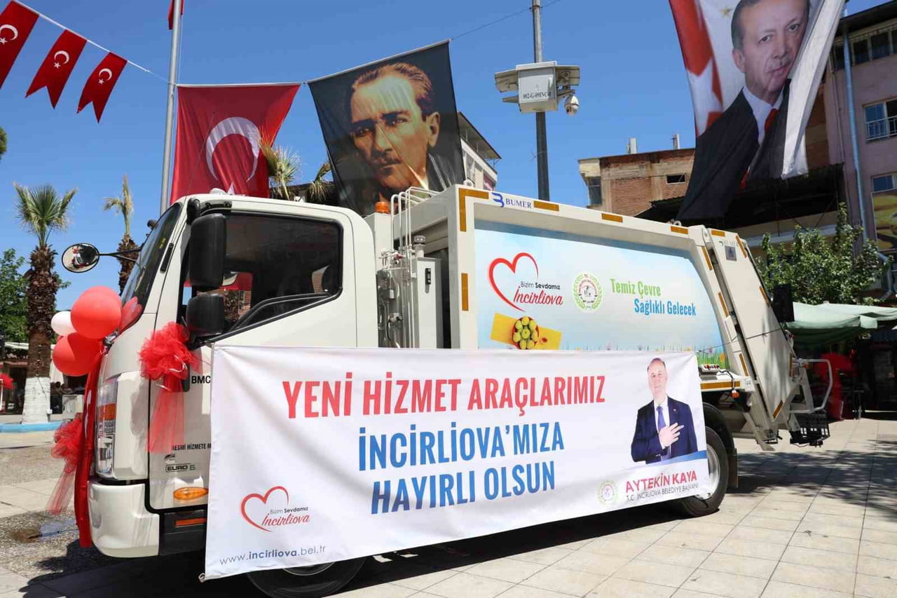 BAŞKAN KAYA'DAN İNCİRLİOVA'YA SON ÜÇ YILDA 23 YENİ ARAÇ