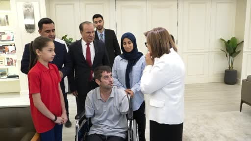 Başkan Şahin, umut olduğu Burhan Doğruyol ile bir araya geldi