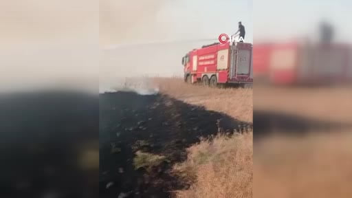 Batman’da 150 dönümlük anız yangını söndürüldü