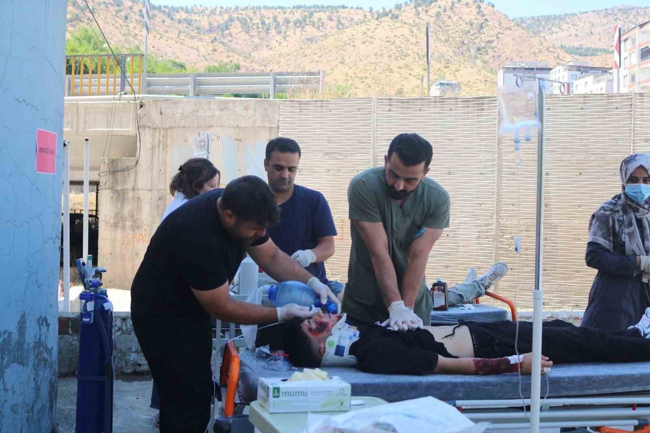 BAYKAN DEVLET HASTANESİ’NDE HAP SAHA TATBİKATI GERÇEKLEŞTİRİLDİ