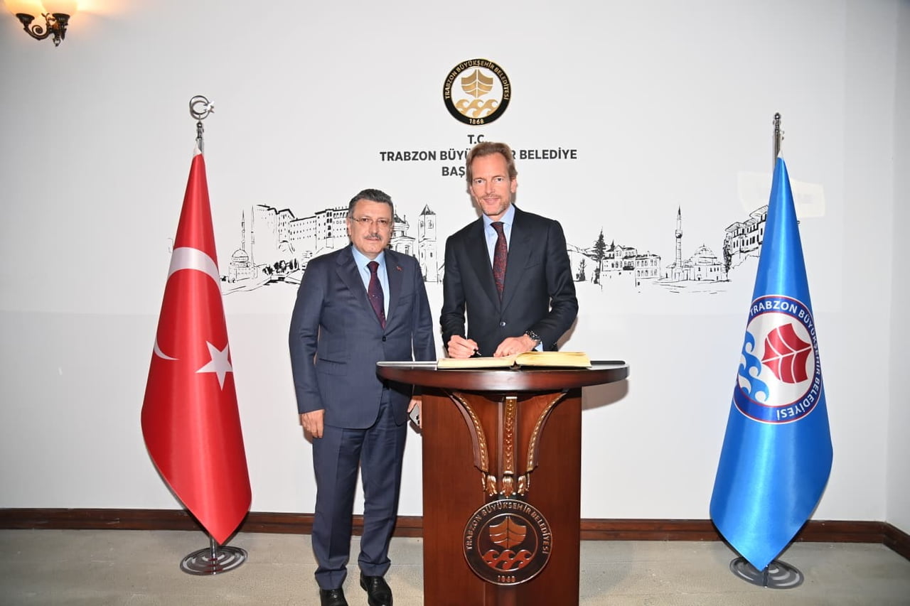 BELÇİKA'NIN ANKARA BÜYÜKELÇİSİ HENDRİK VAN DE VELDE, FINDIK ÜRETİMİ VE BALIKÇILIĞIN KARADENİZ...