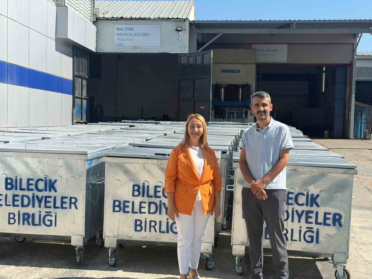 BİLECİK'E SON 1,5 YILDIR BİN 52 ADET ÇÖP KONTEYNERİ ALINDI