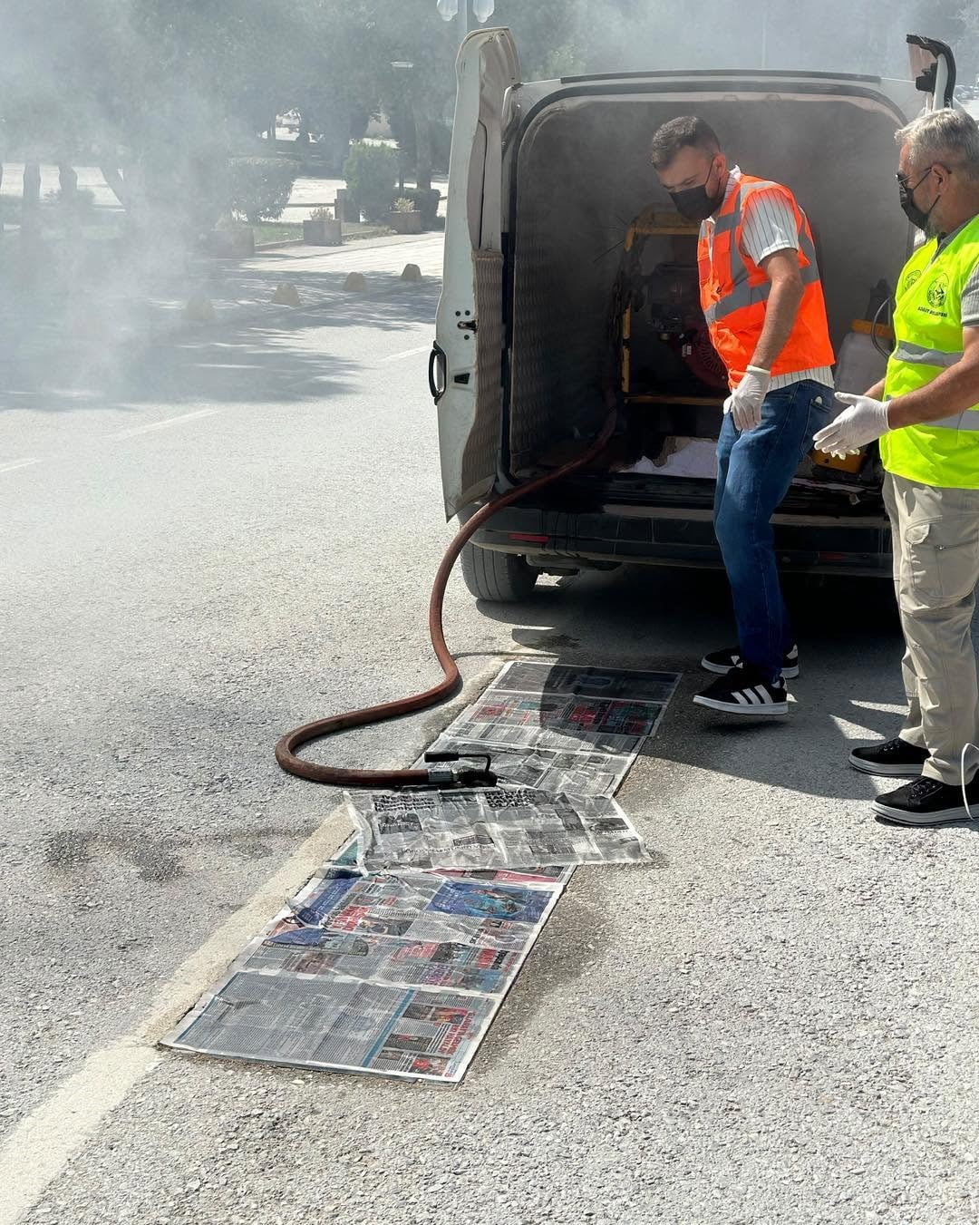 BİLECİK'İN SÖĞÜT İLÇESİNDE SİVRİSİNEK, KARASİNEK VE LARVALARA YÖNELİK İLAÇLAMA ÇALIŞMASI...