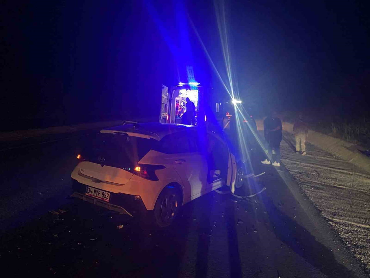 BİLECİK'TE OTOMOBİL İLE TRAKTÖRÜN ÇARPIŞMASI SONUCU MEYDANA GELEN TRAFİK KAZASINDA 1 KİŞİ...