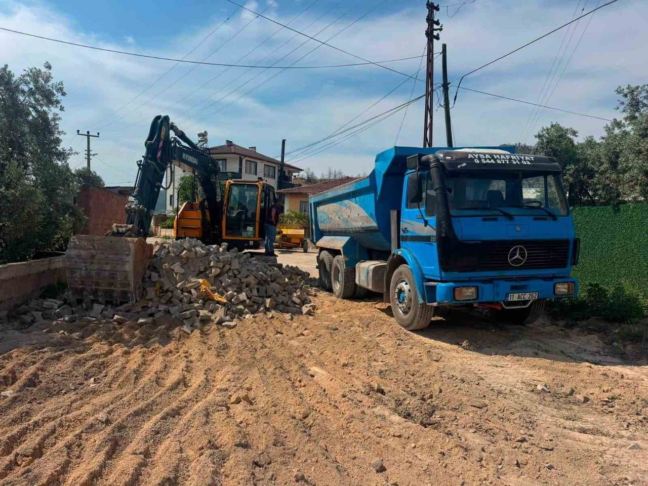 BİLECİK’TE KÖYÜN ALTYAPISINI DEĞİŞTİRECEK YATIRIM BAŞLADI