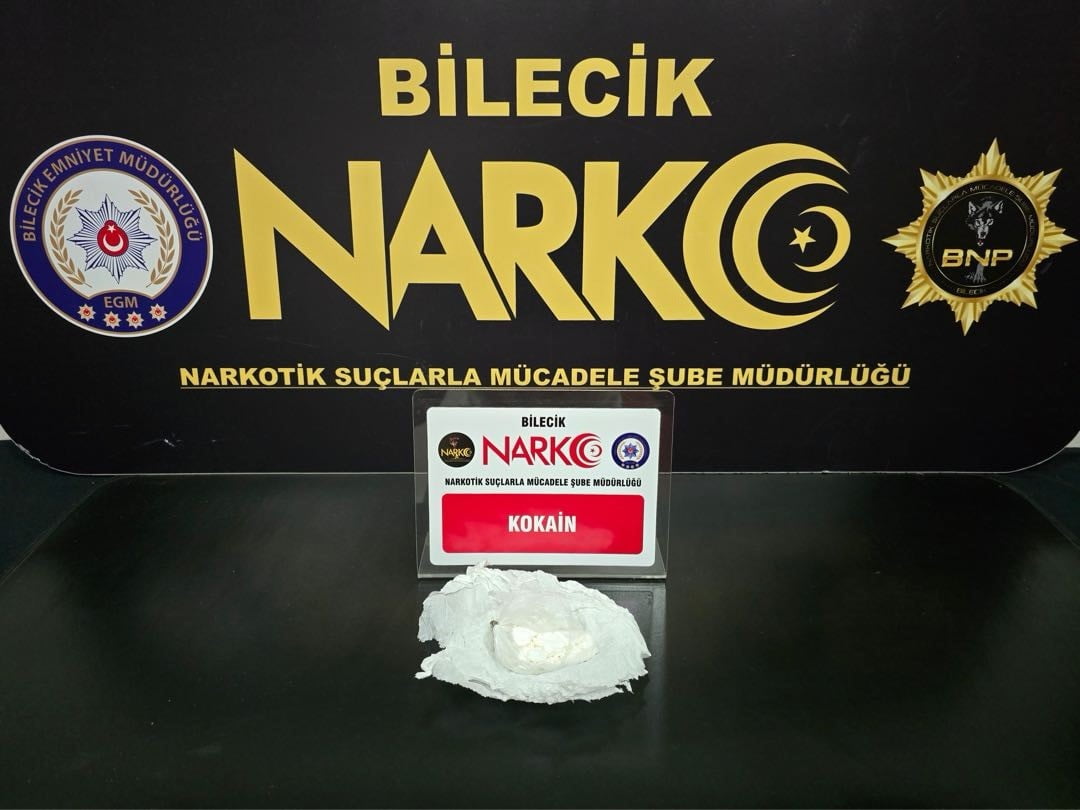 BİLECİK’TE UYUŞTURUCU OPERASYONU: 1 GÖZALTI