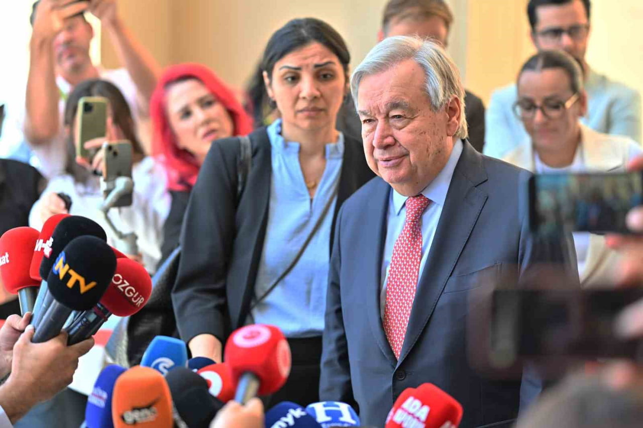 BM GENEL SEKRETERİ GUTERRES, KONUŞMA YAPTI.