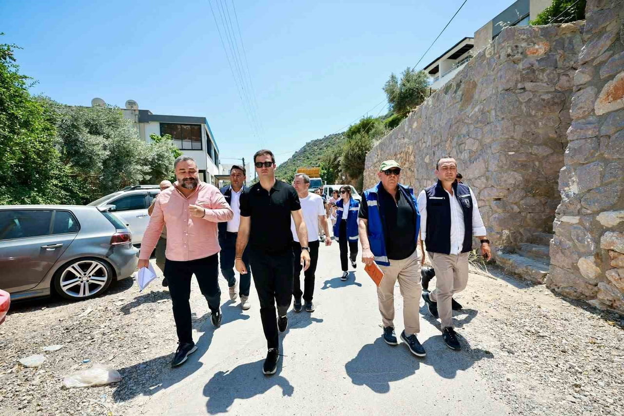 BODRUM BELEDİYE BAŞKANI TAMER MANDALİNCİ, MAHALLE ZİYARETLERİ KAPSAMINDA KONACIK MAHALLESİ’NDE...