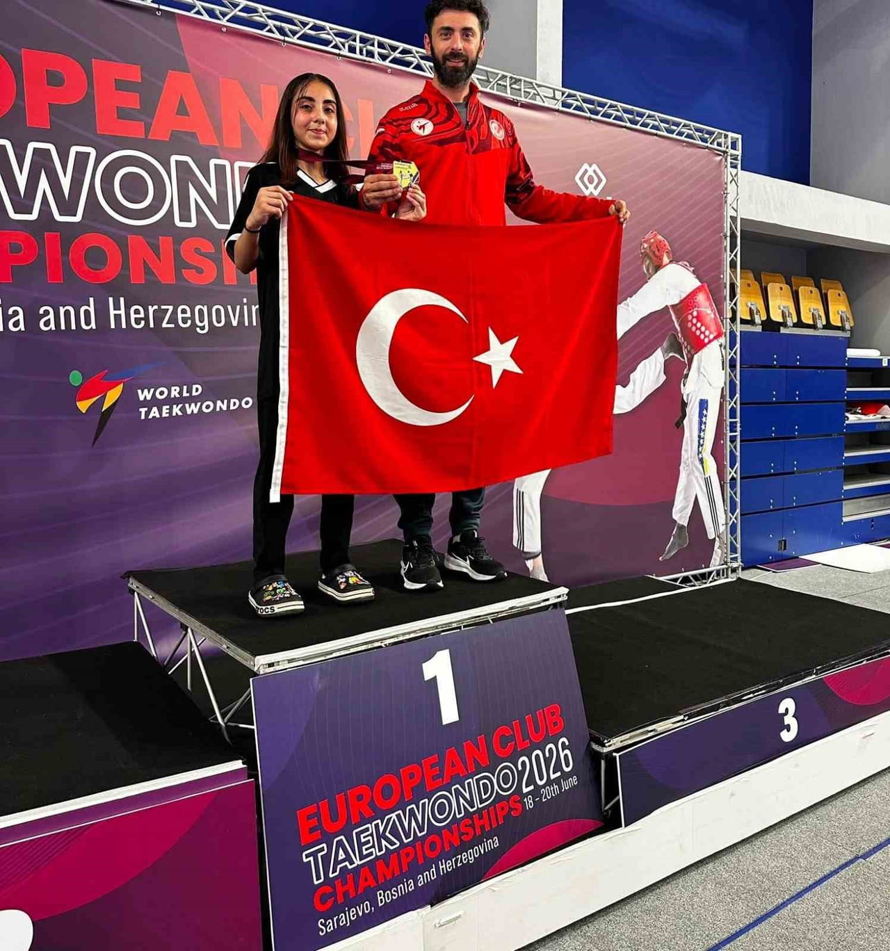 BOSNA HERSEK’İN BAŞKENTİ SARAYBOSNA’DA DÜZENLENEN AVRUPA KULÜPLER TEKVANDO ŞAMPİYONASI’NDAN...