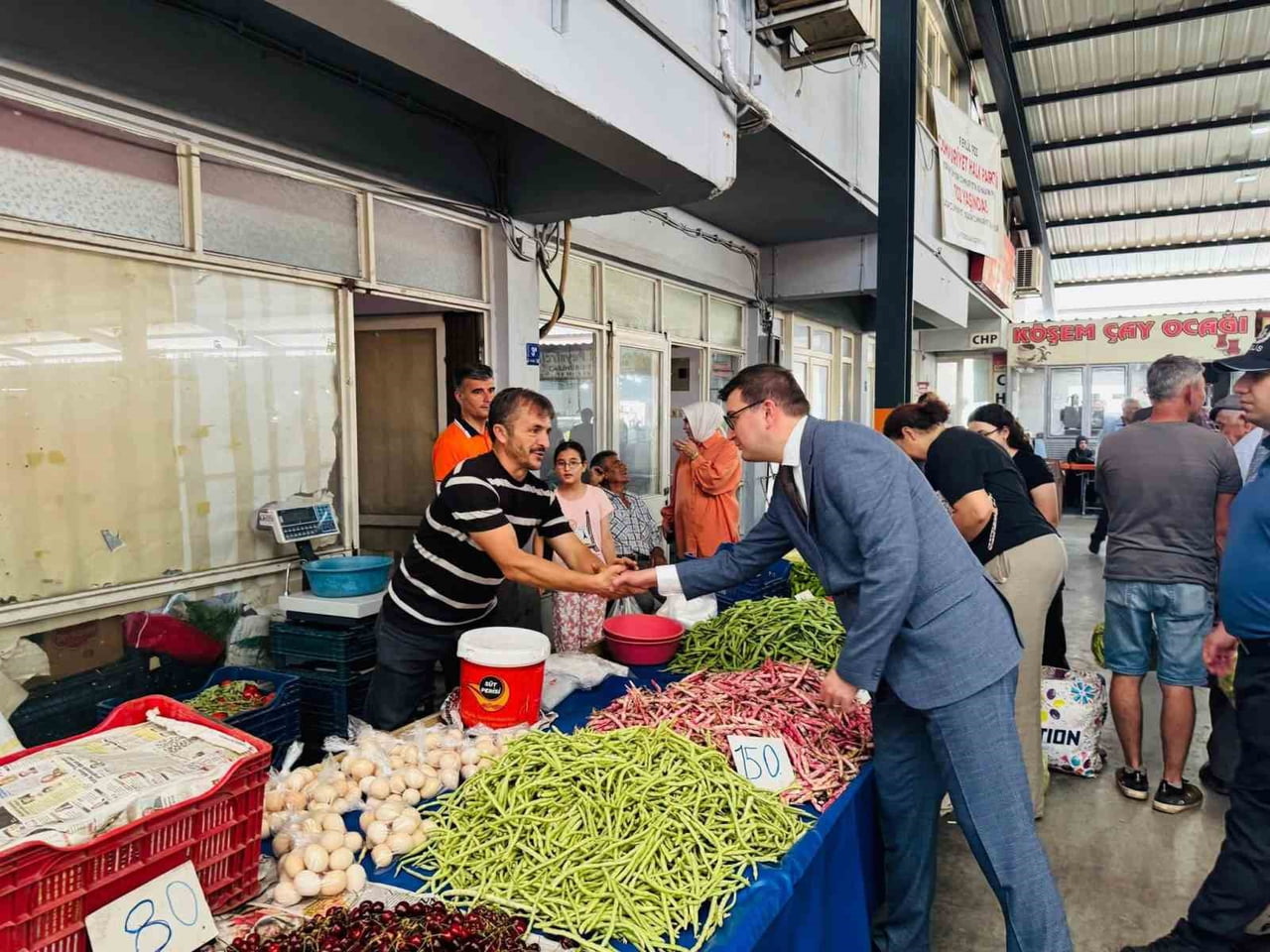BOZDOĞAN KAYMAKAMLIĞI GÖREVİNE BAŞLAYAN HÜSEYİN ŞAMİL SÖZEN, İLÇE EMNİYET AMİR VEKİLİ KOMİSER...