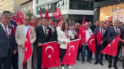 Burdur'da "15 Temmuz" kortej yürüyüşü ve anma programı