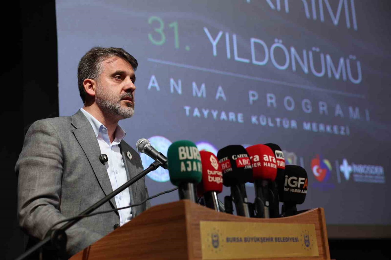 BURSA BÜYÜKŞEHİR BELEDİYESİ, SIRPLAR TARAFINDAN GERÇEKLEŞTİRİLEN SREBRENİTSA KATLİAMINI...