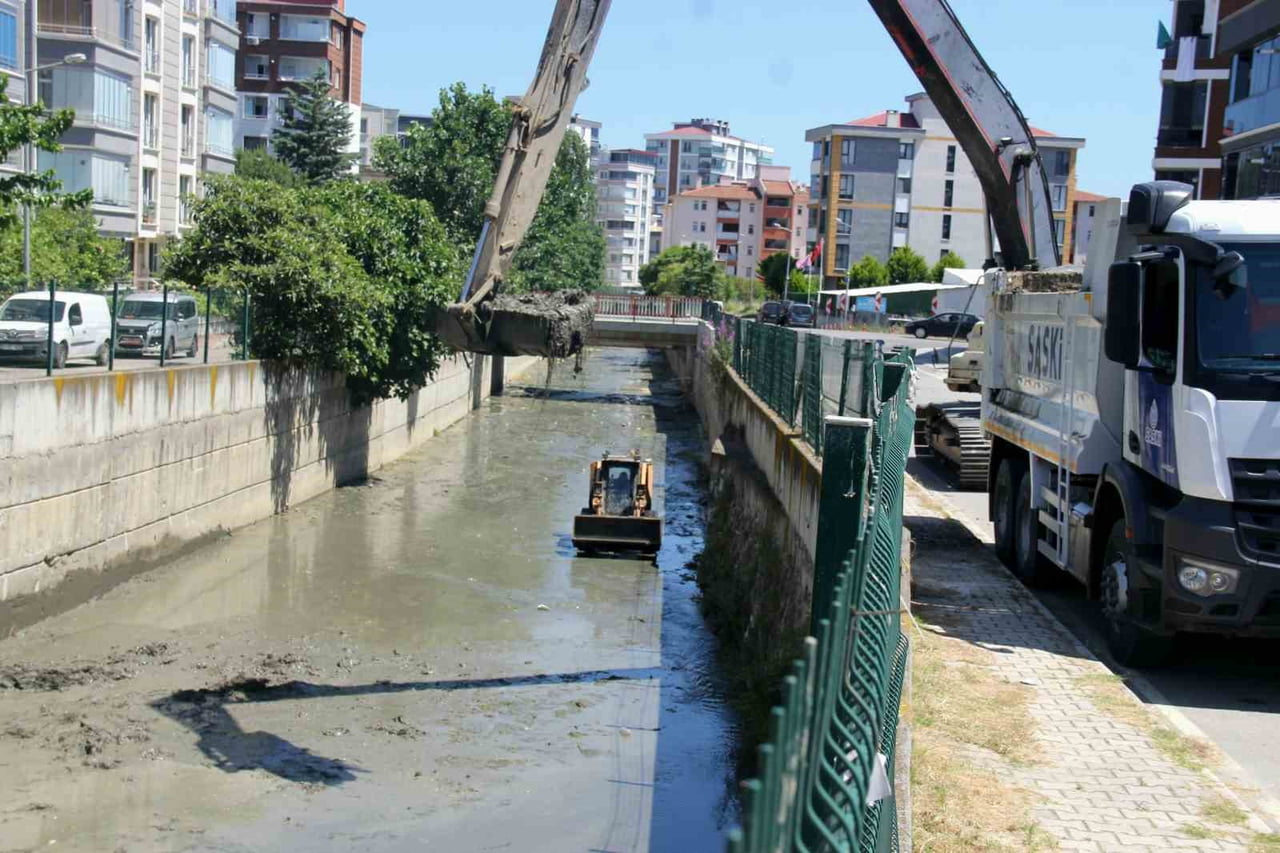 BÜYÜKŞEHİR BELEDİYESİ SU VE KANALİZASYON İDARESİ (SASKİ), ATAKUM İLÇESİNDEKİ AFANLI DERESİ’NDE...