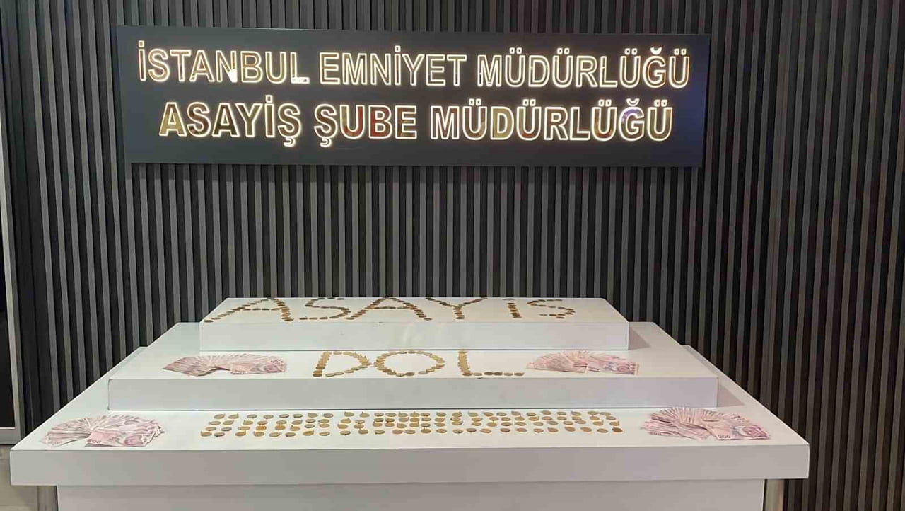ÇALINAN ALTINLARDAN 282 TANESİ ELE GEÇİRİLEREK MUHAFAZA ALTINA ALINDI