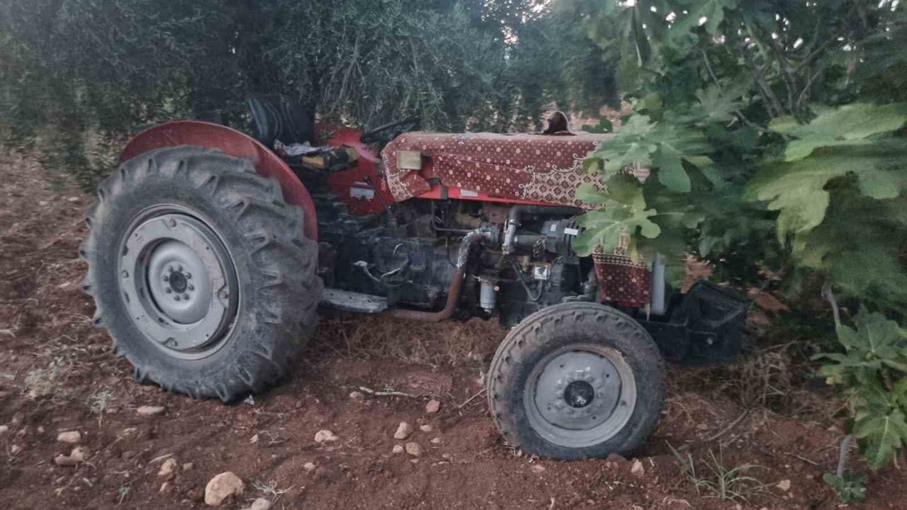 ÇALINAN TRAKTÖR 13 GÜN SONRA ZEYTİNLİKTE BULUNDU