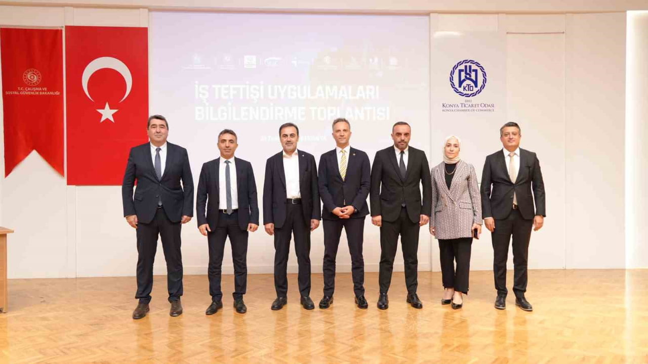 ÇALIŞMA VE SOSYAL GÜVENLİK BAKANLIĞI REHBERLİK VE TEFTİŞ KURULU BAŞKANLIĞI TARAFINDAN, KONYA'DAKİ...