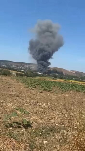 ÇATALCA’DA BULUNAN BİR İŞ YERİNDE YANGIN ÇIKTI