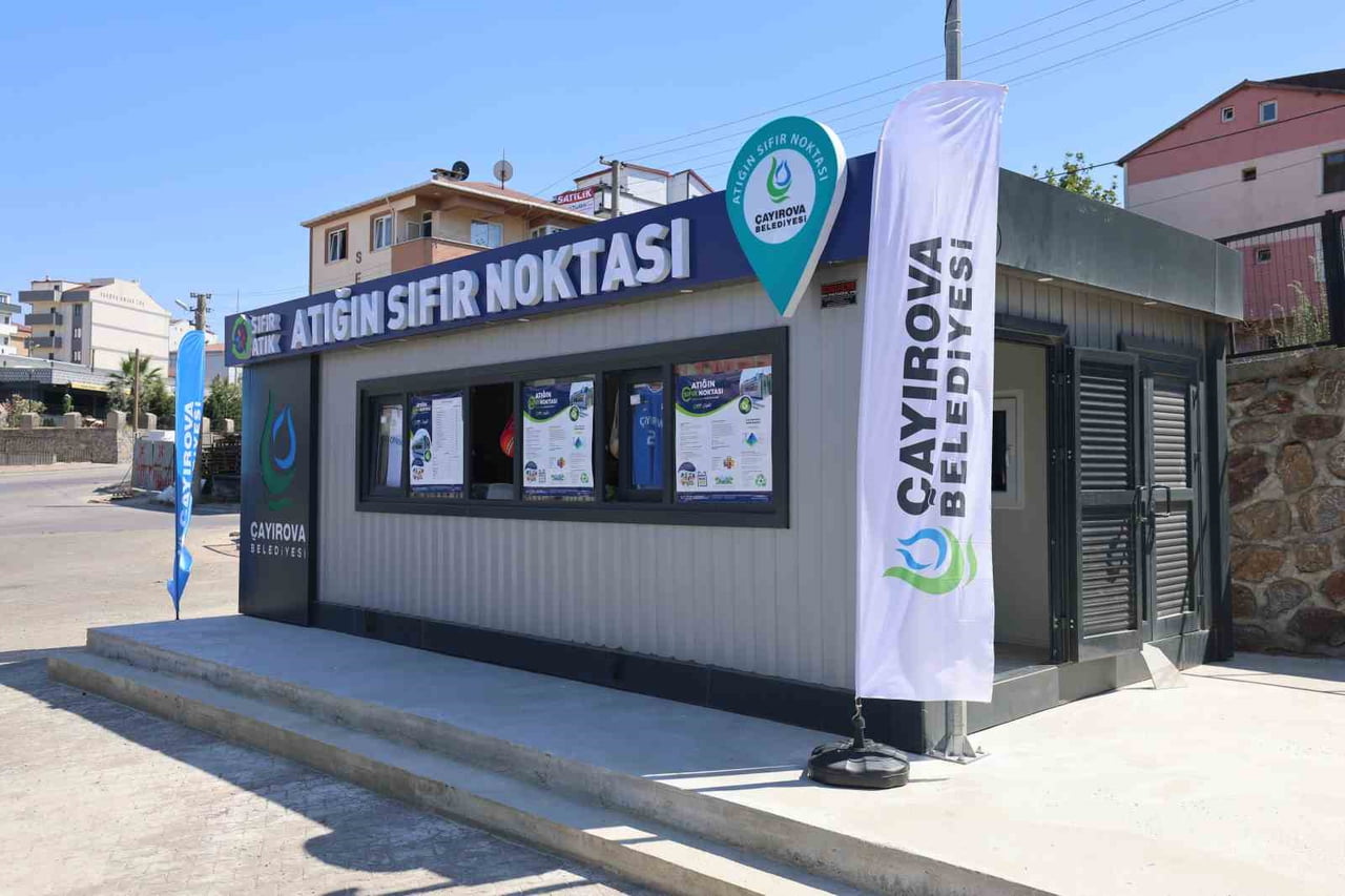 ÇAYIROVA'DA BELEDİYE TARAFINDAN HAYATA GEÇİRİLEN "ATIĞIN SIFIR NOKTASI" PROJESİ KAPSAMINDA, SON 1...