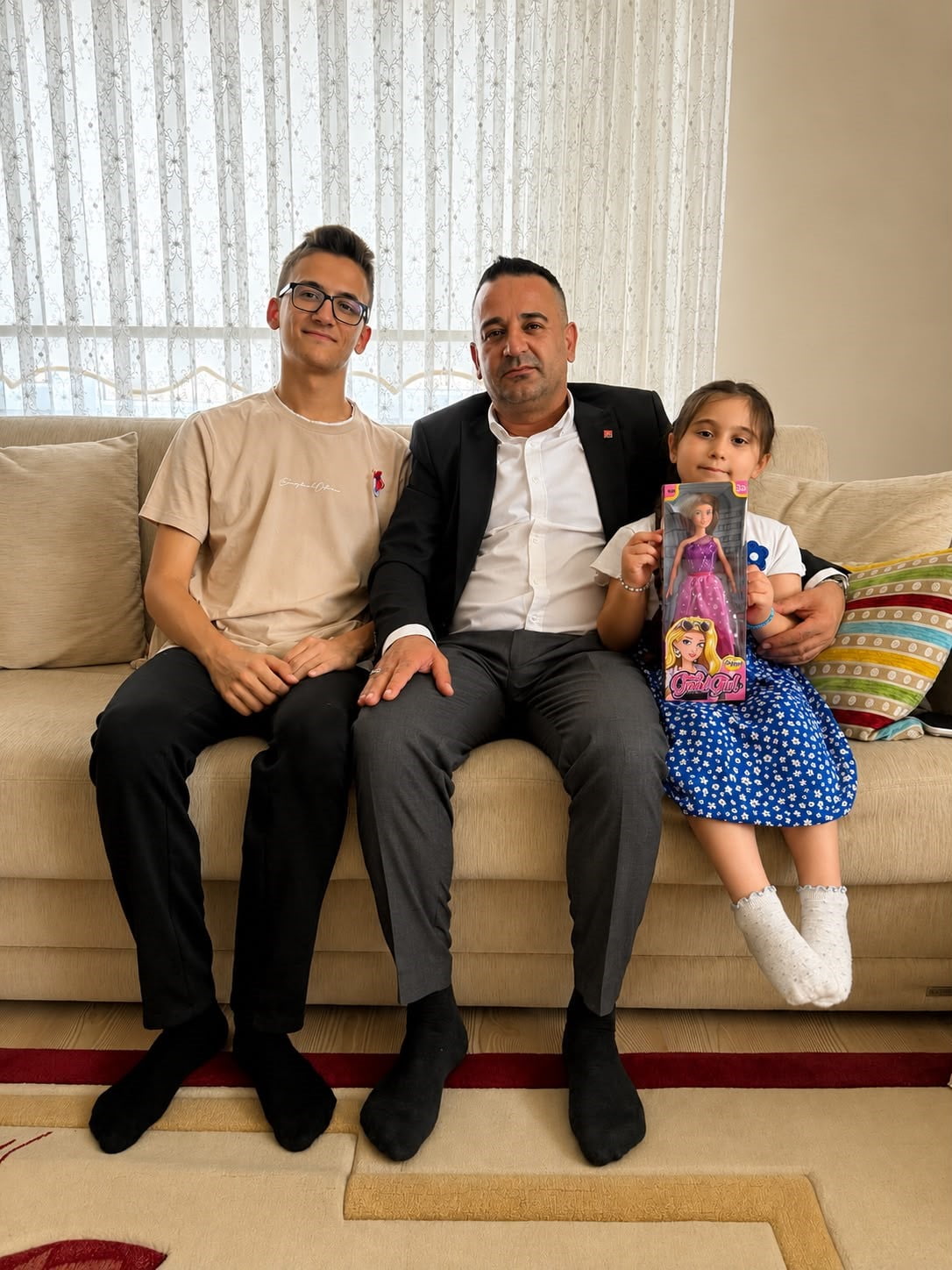 CHP BİLECİK İL BAŞKANI KAZIM YAĞMUR, ABDULLAH USLU'YU ZİYARET ETTİ.