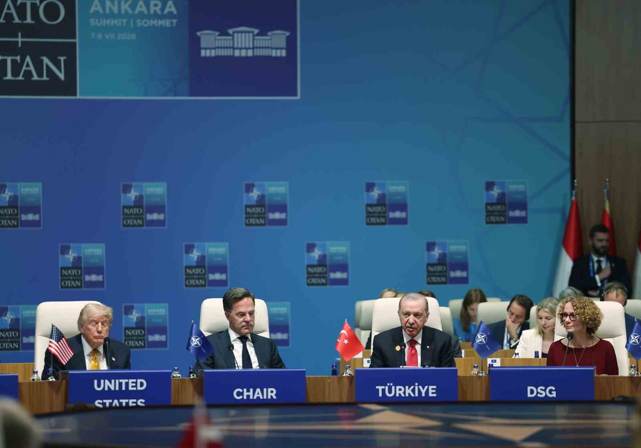 CUMHURBAŞKANI ERDOĞAN, ANKARA'DAKİ NATO ZİRVESİ'NİN AÇILIŞ KONUŞMASINI YAPTI.