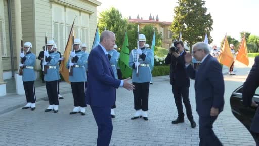 Cumhurbaşkanı Erdoğan, Lübnan Başbakanı Selam'ı kabul etti