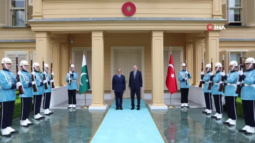 Cumhurbaşkanı Erdoğan, Pakistan Başbakanı Şerif'i kabul etti