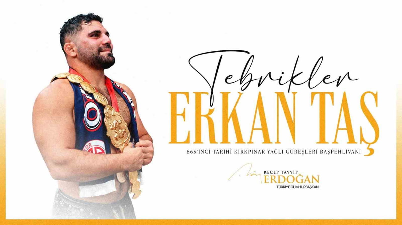 CUMHURBAŞKANI RECEP TAYYİP ERDOĞAN, 665’İNCİ KIRKPINAR YAĞLI GÜREŞLERİ’NDE BAŞPEHLİVANLIK KEMERİNİ...