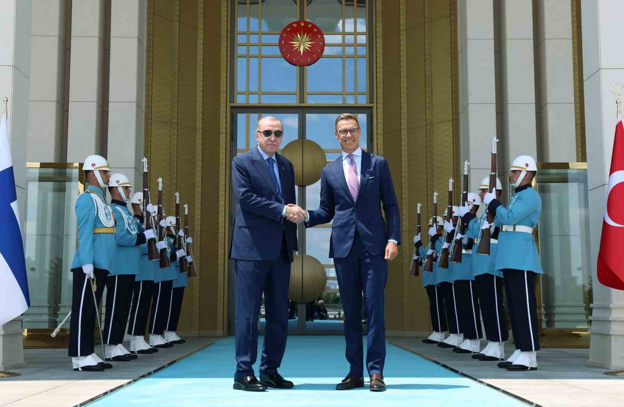 CUMHURBAŞKANI RECEP TAYYİP ERDOĞAN, FİNLANDİYA CUMHURBAŞKANI ALEXANDER STUBB İLE GÖRÜŞME...
