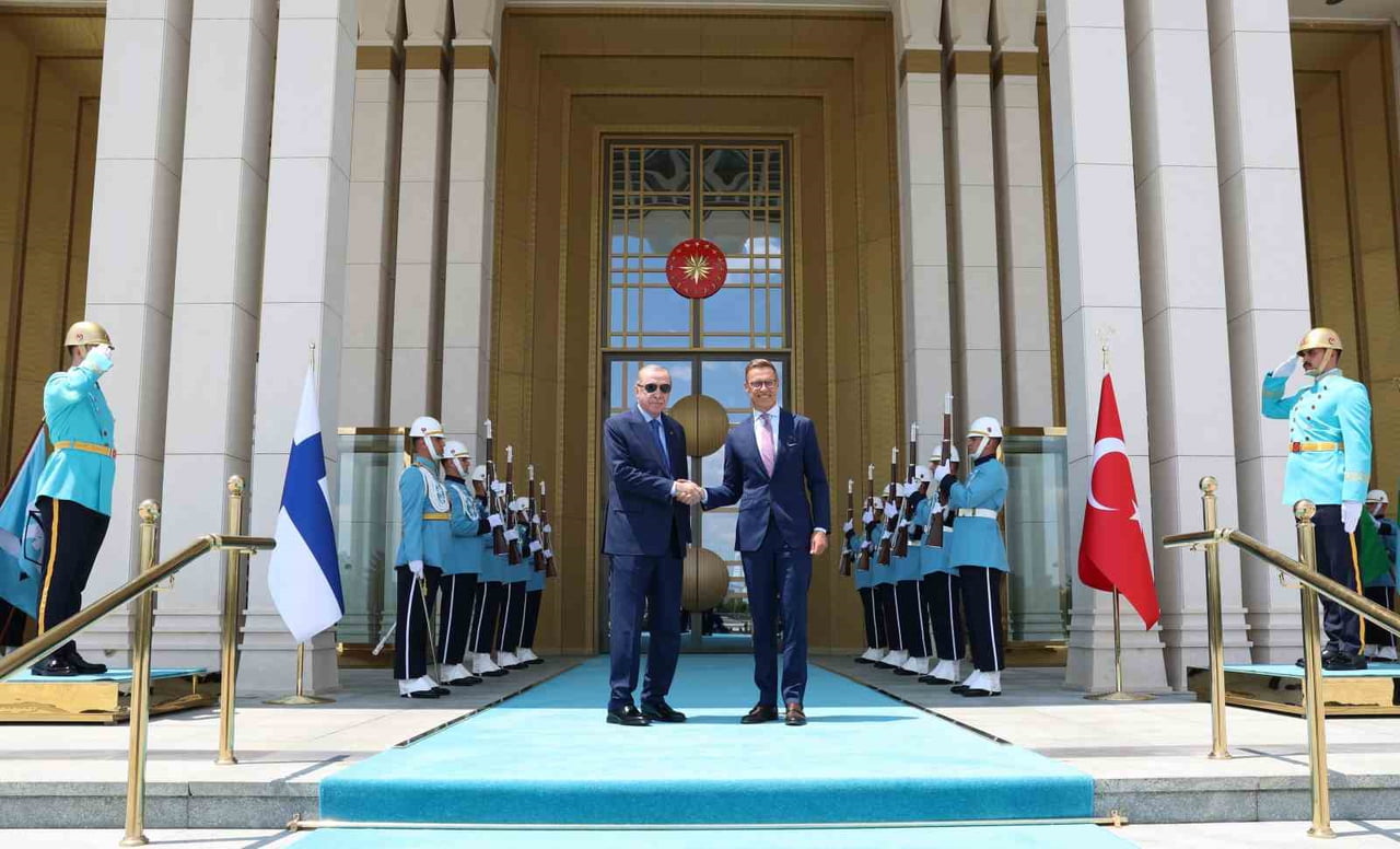 CUMHURBAŞKANI RECEP TAYYİP ERDOĞAN, FİNLANDİYA CUMHURBAŞKANI ALEXANDER STUBB İLE GÖRÜŞME...