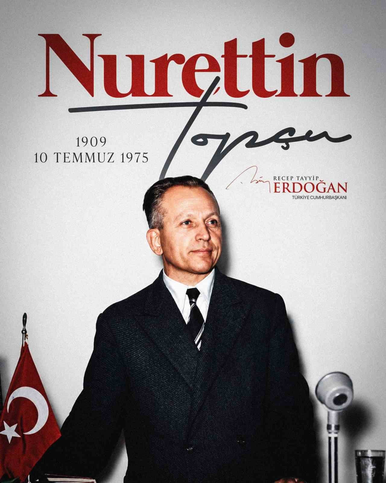 CUMHURBAŞKANI RECEP TAYYİP ERDOĞAN, SOSYAL MEDYADAN YAPTIĞI PAYLAŞIMDA MÜTEFEKKİR, SOSYOLOG, YAZAR...